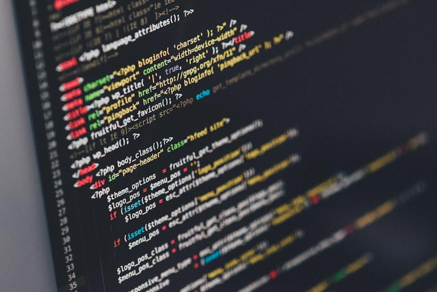 Developer coding